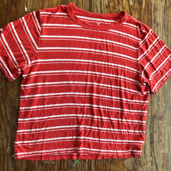 American Eagle Outfitters Tops - Red Striped Shirt